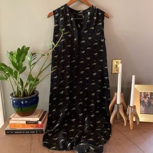 Acrobat Casual Black Print Dress